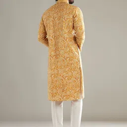 KALKI Fashion Men Paisley Printed Regular Kurta with Pyjamas image 4