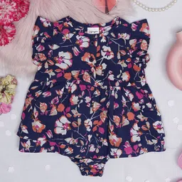 Creative Kids Infant Girls Pack Of 2Printed Cotton Body Suits-image-41