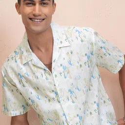 LOCOMOTIVE Men Opaque Printed Casual Shirt-picture-23
