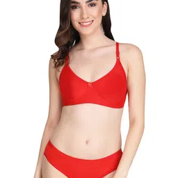 Liigne Women Pack Of 4 Everyday Non Padded Bra Pure Cotton Lingerie Set image 3