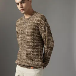 FCUK Cable Knit Pullover Sweaters image 4
