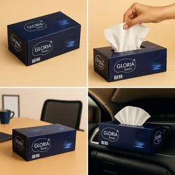 gloria 2 Ply Facial Tissues Box - 100 Pulls - Pack of 2 (200 Pulls) image 5
