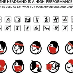 bnb Men Solid Bandana image 2