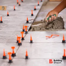 buildingshop ISO 9001 Tile Leveling Clip Resuable/Tile Leveling System Kit Needle 1.5 MM Lever Tool image 5