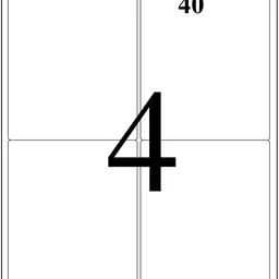 true-ally Sticky Paper a4 Size Pack of 160 Labels (40 Sheets) Print Order Shipping Address Pre-Cut Labels Invoices Stickers (4 Labels in 1 Sheet)(A4ST4-40 Sheets) Self Paper Label-picture-15