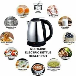 pratyang Stainless Steel Electric Kettle Multipurpose Large Size Tea Coffee Beverage Maker image 1