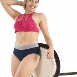 jasora Pack of 4 Women Hipster Blue Panty image 5