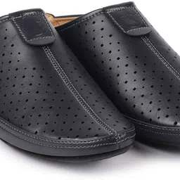 fausto Ethnic Festive Fashion Wedding Comfort Lightweight Back Open Jutis and Mojaris For Men image 3