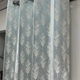 monudrapes 220 cm (7 ft) Door Polyester Room Darkening Curtain Single Curtain image 2