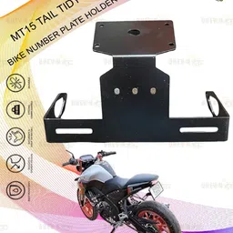 dhevan MT_15S Tail Tidy/Fender Eliminator Number plate holder for MT-15 Bike Number Plate-picture-37