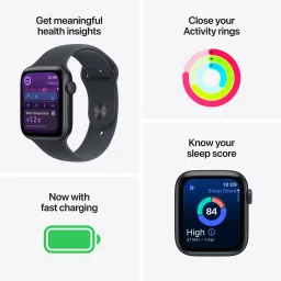 Apple Watch SE 3 GPS with Starlight Sport Band - S/M (44mm Retina LTPO OLED Display, Starlight Aluminium Case) image 3