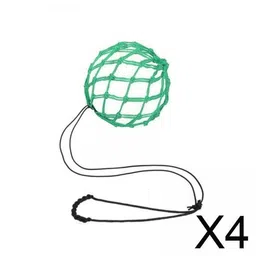 bnf® 4xFootball Kick Trainer Adjustable Boys Football Skills Soccer Ball Net Kicker Green | Team Sports | Soccer | Training Aids image 2