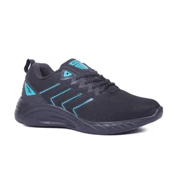 ASIAN Men Black Mesh Running Non-Marking Shoes image 2
