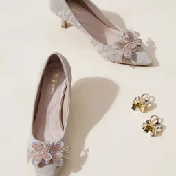 Sherrif Shoes Women Beige Pumps-picture-25