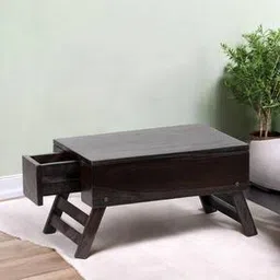 ikiriya Ohio Solid Wood Laptop Table in Brown Mahogany-picture-12