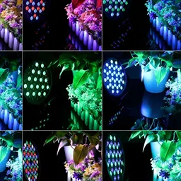 SPARK WORLD Black Flat Stage LED Lights Single Disco Ball image 2