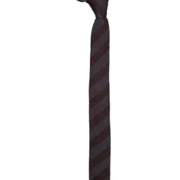 The Tie Hub Men Striped Broad Italian Tie image 4
