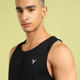 Technosport Scoop Neck Sleeveless Vests-MVP776BLKSML image 2