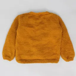 Woonie Kids Geometric Self Design Acrylic Front-Open Sweater image 2