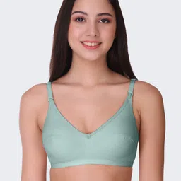 POOJA RAGENEE Pack Of 3 Full Coverage Bra bq2183c_3p_lgrn_wh_gry_28c image 3