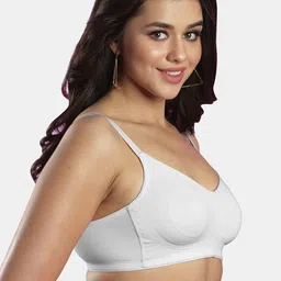 Dazzle Seamless All Day Comfort Non-Wired Non-Padded Medium Coverage Cotton Everyday Bra image 3