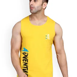 SLOWLORIS Pack of 2 Printed Bio-Wash Combed Cotton Innerwear Vests image 3