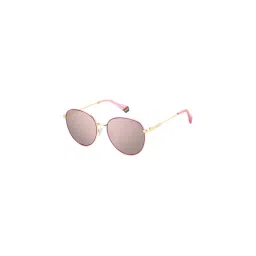 Polaroid Unisex Pink Round Full Rim Uv Protection Sunglass-206705Eyr56Jq (56) image 2