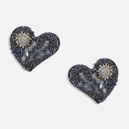 SOHI Heart Shaped Stud Earrings image 3