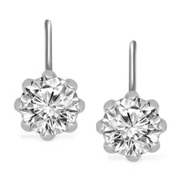 GIVA 925 Sterling Silver Rhodium Plated Zircon Tiny Stud Earrings image 2