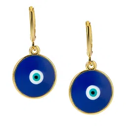 Moon Dust Gold-Toned Quirky Drop Earrings image 4