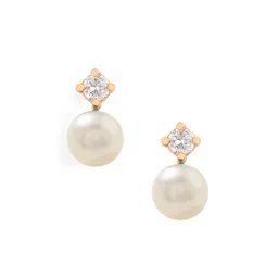 MINUTIAE Rose Gold Plated Studs Earrings image 2