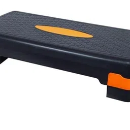 Simcox Aerobics Stepper Adjustable Home Gym Exercise Fitness stepper Adjustable Height, Supports up to 215kg, Perfect & Portable, Ideal for Cardio, Strength Training & Pilates(Yellow) image 1