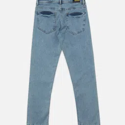 Allen Solly Junior Boys Clean Look Mid-Rise Slim Fit Jeans image 3