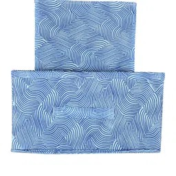 Kuber Industries Blue 3 Pieces Printed Foldable Storage Box image 4