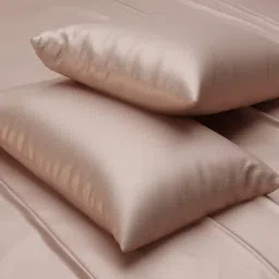 Stoa Paris Beige Ultra Satin Pillow Covers (Set Of 2) image 2