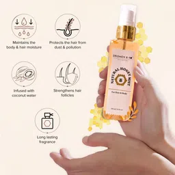 DROMEN & CO Natural Honey Mist with Coconut Water & Vitamin B5 - 100 ml image 5