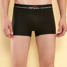 HiFlyers Pack Of 2 Breathability Trunks HF501_PO2_BLK-OLV_S image 5