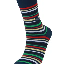 Bonjour Men Pack Of 3 Assorted Calf-Length Socks image 3