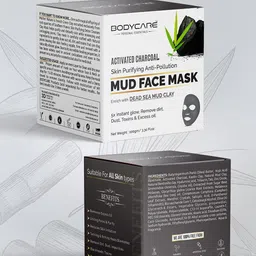 MY BODYCARE Premium Detoxifying Activated Charcoal Purifying Mud Face Mask 100g image 3
