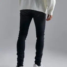 boohooMAN Men Skinny Fit Light Fade Stretchable Jeans image 2