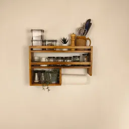 symplify Eleanor Wooden Kitchen Storage Rack image 2
