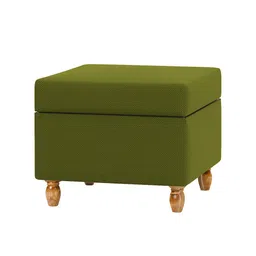 Chumbak Green Printed Rectangle Ottomans image 3