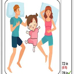 HOKIPO Geometric 135 GSM Fitted King Bedsheet with 2 Pillow Covers image 4