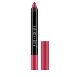 SWISS BEAUTY Non Transfer Matte Crayon Lipstick 3.5 g - Pink Rose-picture-56