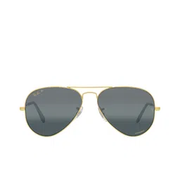 Ray-Ban Lens & Gold-Toned Aviator Sunglasses with Polarised Lens 8056597662338 image 2