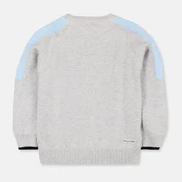 Cherry Crumble Kids Grey & Black Printed Pullover image 2