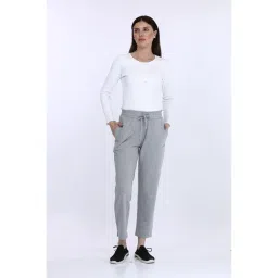 MAYSIXTY Grey Solid Track Pant image 2