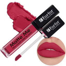 FORFOR Matte Me 4Pcs Long Lasting Liquid Matte Lipstick-Rose Red-Maroon-Fuchsia Pink-Wine image 2