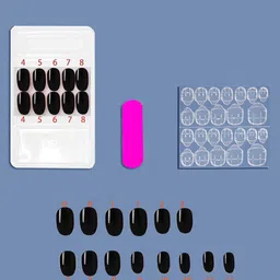FEELHIGH Set of 24 Reusable Long Lasting Artificial Fake Nail Set - 15 image 2
