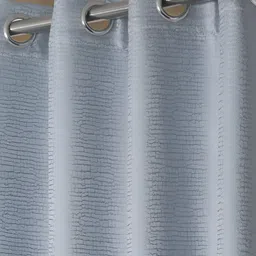 HOSTA HOMES Silver-Toned 2 Pieces Black Out Window Curtain image 3